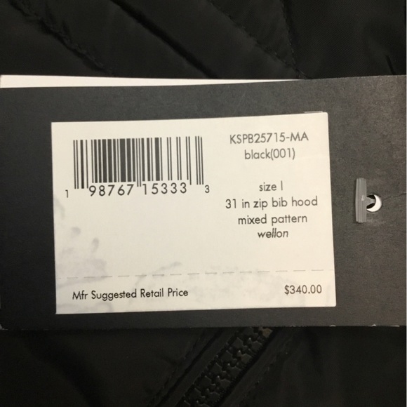 kate spade Elegant Black Puffer Coat - Picture 5 of 16